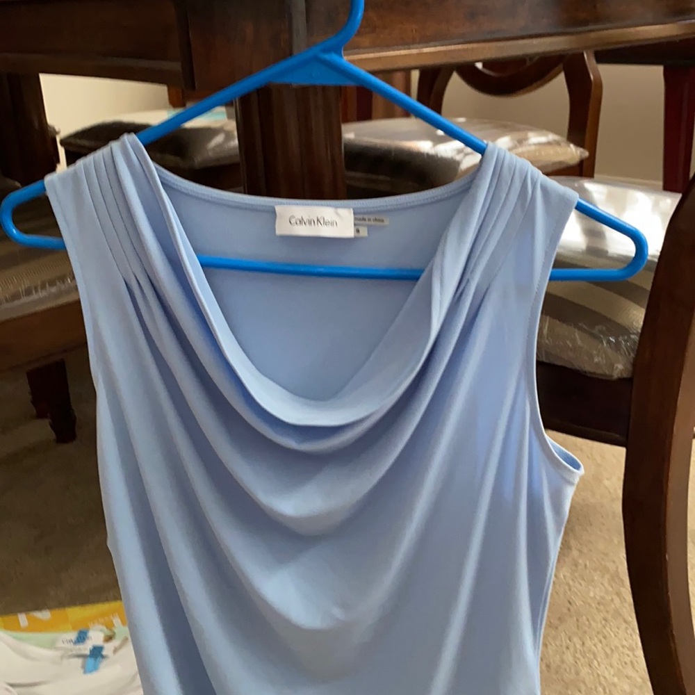 Calvin Klein Small Cornflower Blue Sleeveless
